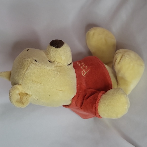 Disney Baby Winnie the Pooh Rattle Plush Crinkle Ears 13" - Picture 7 of 10